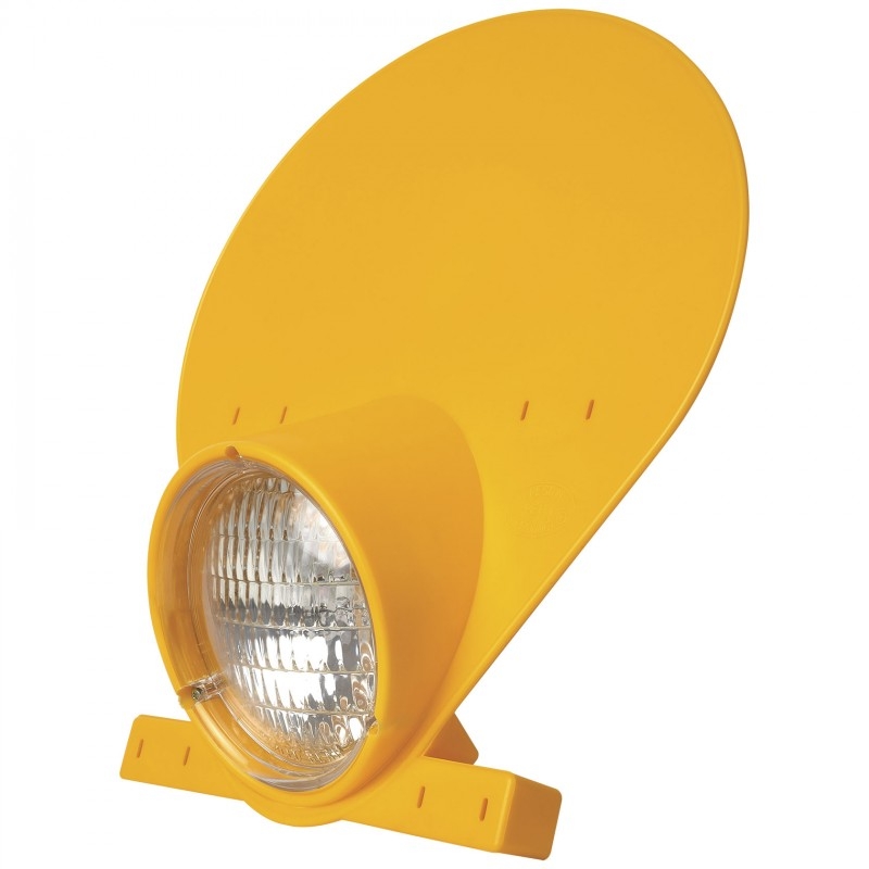 Fejidom lámpával POLISPORT with halogen bulb Dark yellow