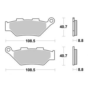 Fékbetét BREMBO 07KS07SA