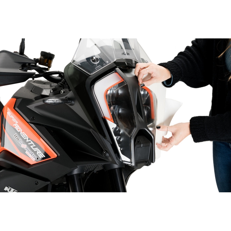Adhere headlight protector PUIG áttetsző