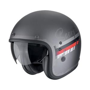 Scorpion Belfast Evo ADONIS nyitott motoros bukósisak matt ezüst-fekete