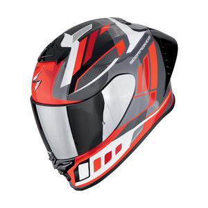 Scorpion EXO-R1 EVO II AIR VITAL zárt motoros bukósisak szürke-fehér-piros