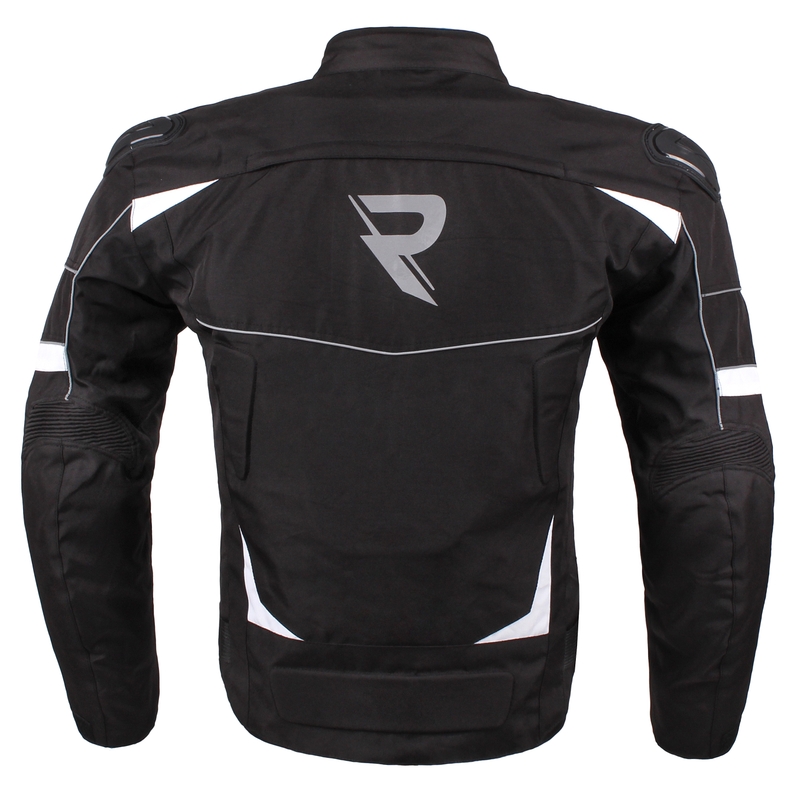 Motoros kabát Street Racer Spark fekete-fehér