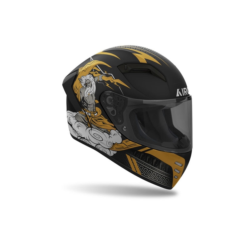 Airoh CONNOR Zeus zárt motoros bukósisak matt fekete-arany