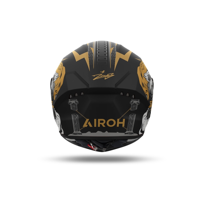 Airoh CONNOR Zeus zárt motoros bukósisak matt fekete-arany