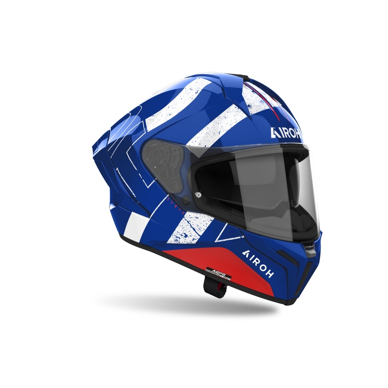 Airoh MATRYX Scope zárt motoros bukósisak kék-piros