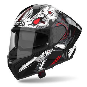 Airoh MATRYX Nytro zárt motoros bukósisak fényes fekete-fehér