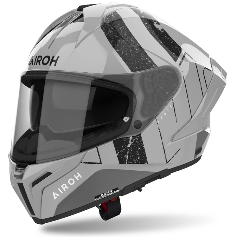 Airoh MATRYX Scope zárt motoros bukósisak világos szürke