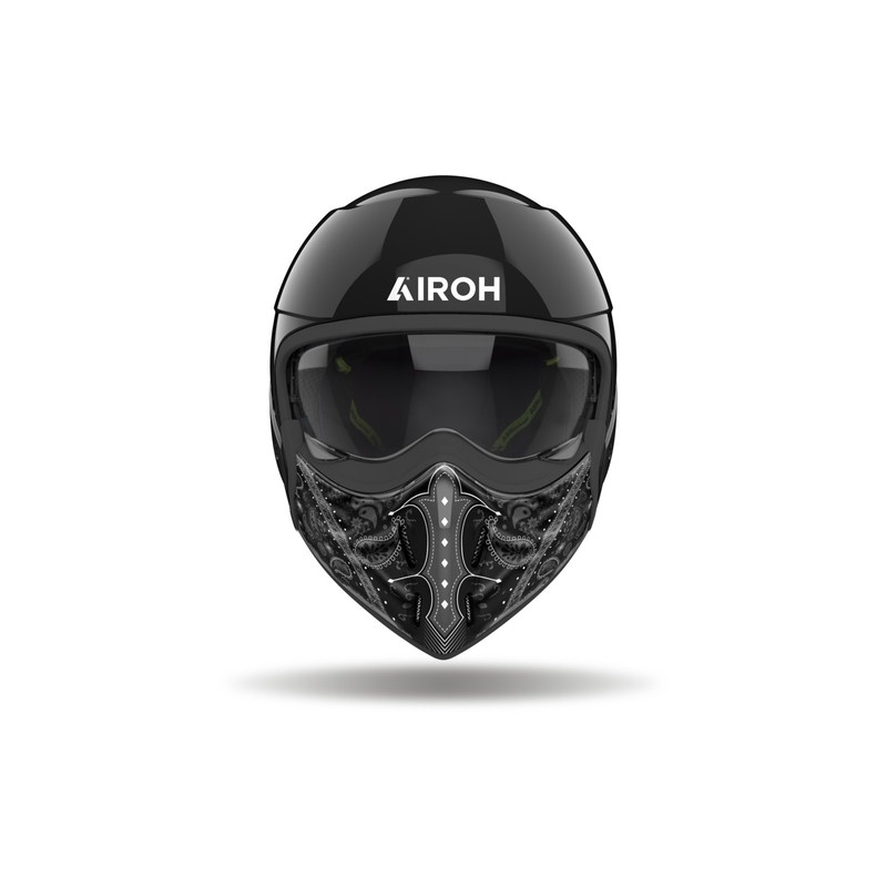Airoh J110 Paesly moduláris motorkerékpár sisak fényes fekete