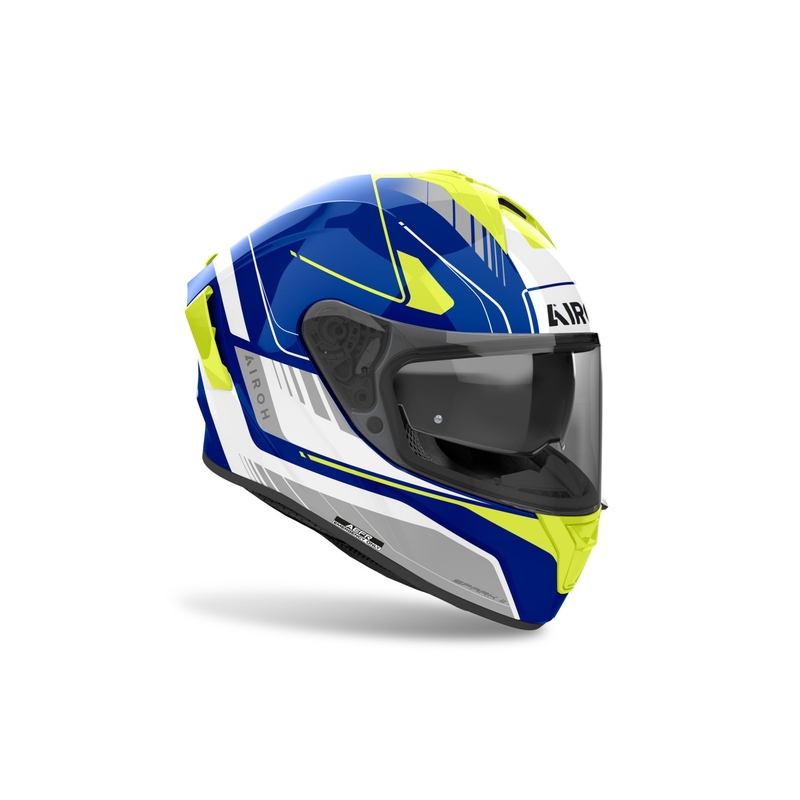 Airoh SPARK 2 Chrono zárt motoros bukósisak fényes kék-sárga