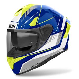 Airoh SPARK 2 Chrono zárt motoros bukósisak fényes kék-sárga