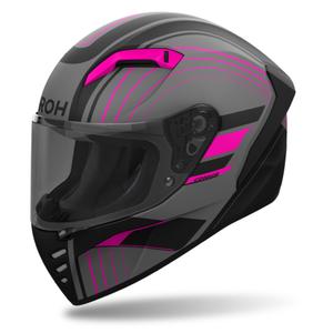 Airoh CONNOR Achieve zárt motoros bukósisak matt rózsaszín