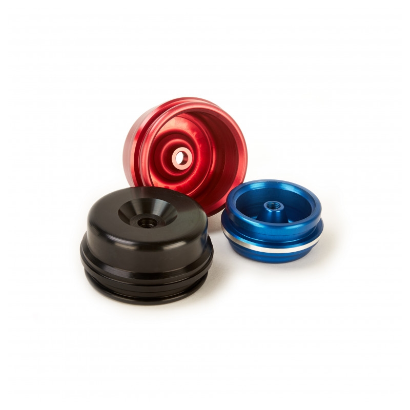Reservoir end cap K-TECH SHOWA fekete