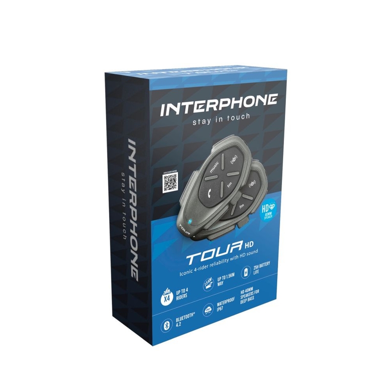 Interphone CellularLine TOUR HD Bluetooth handsfree Single pack