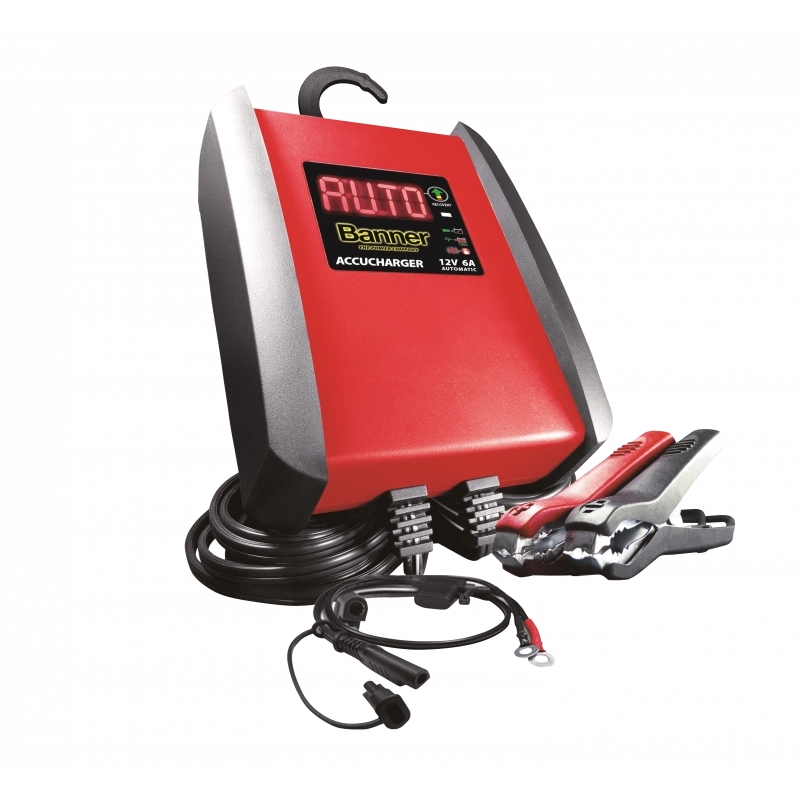 Banner Accucharger 6A Recovery univerzális akkumulátor töltő Banner akkumulátorokhoz