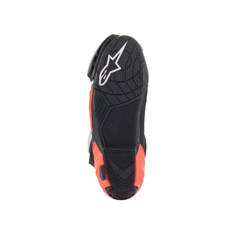 Alpinestars Supertech R motoros csizma fekete-fluo piros-fehér-szürke