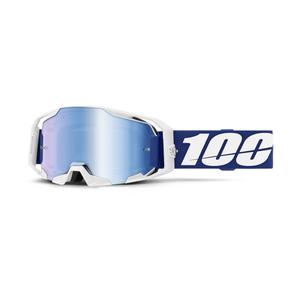 100% ARmatic motocross szemüveg kék, kék plexivel