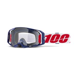 100% ARmatic Mach Z motocross szemüveg átlátszó plexivel