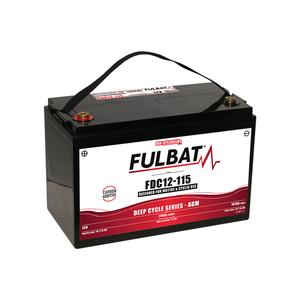 Karbantartás nélküli motorkerékpár akkumulátor FULBAT FDC12-115