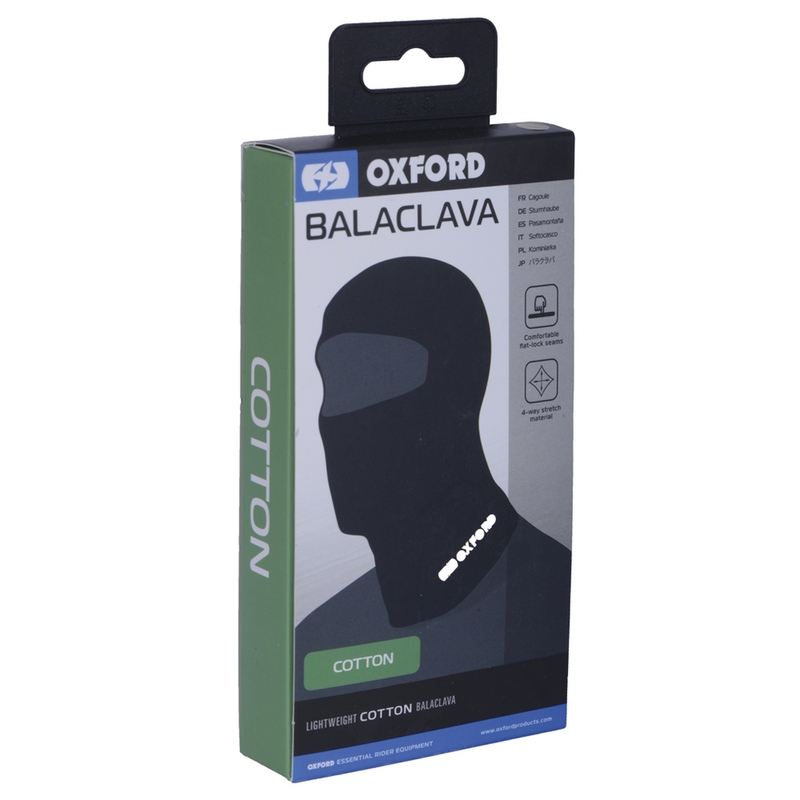 Oxford Balaclava sisakmaszk fekete