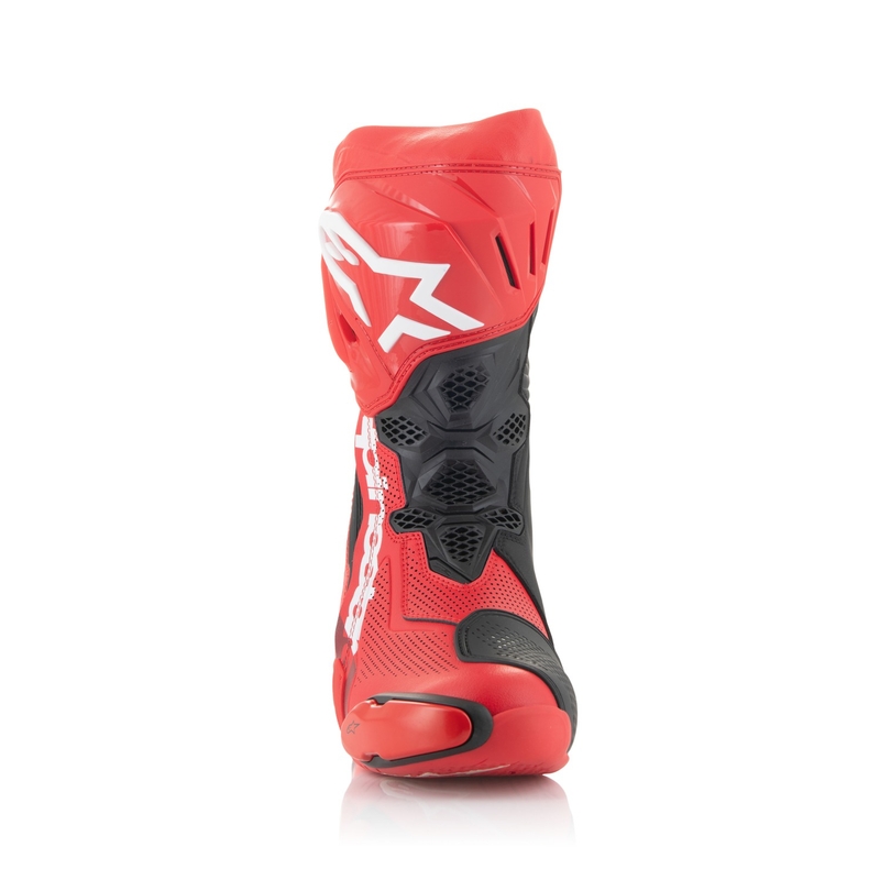 Alpinestars Supertech R Vented motoros csizma  fluo piros-piros