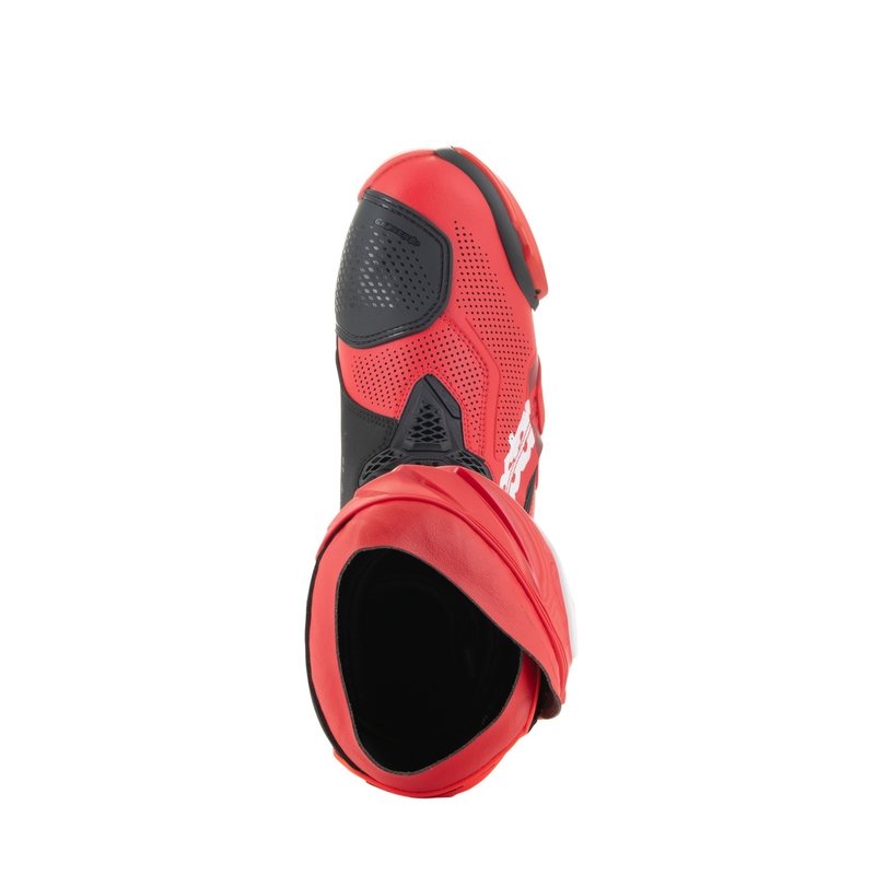 Alpinestars Supertech R Vented motoros csizma  fluo piros-piros