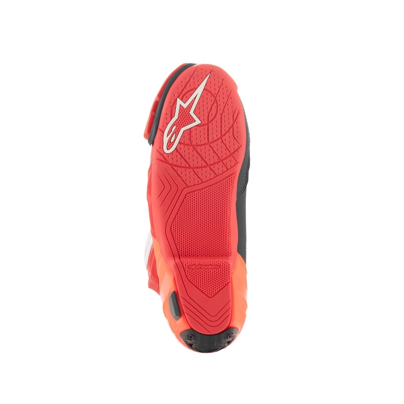 Alpinestars Supertech R Vented motoros csizma  fluo piros-piros