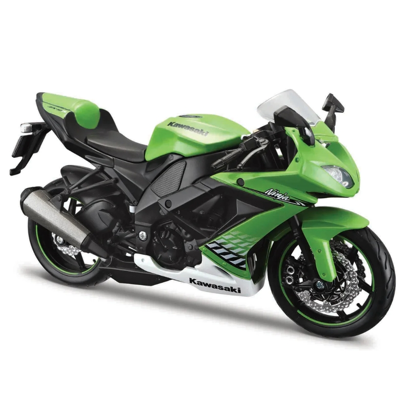 Maisto Kawasaki 2010 ZX-10R motorkerékpár modell