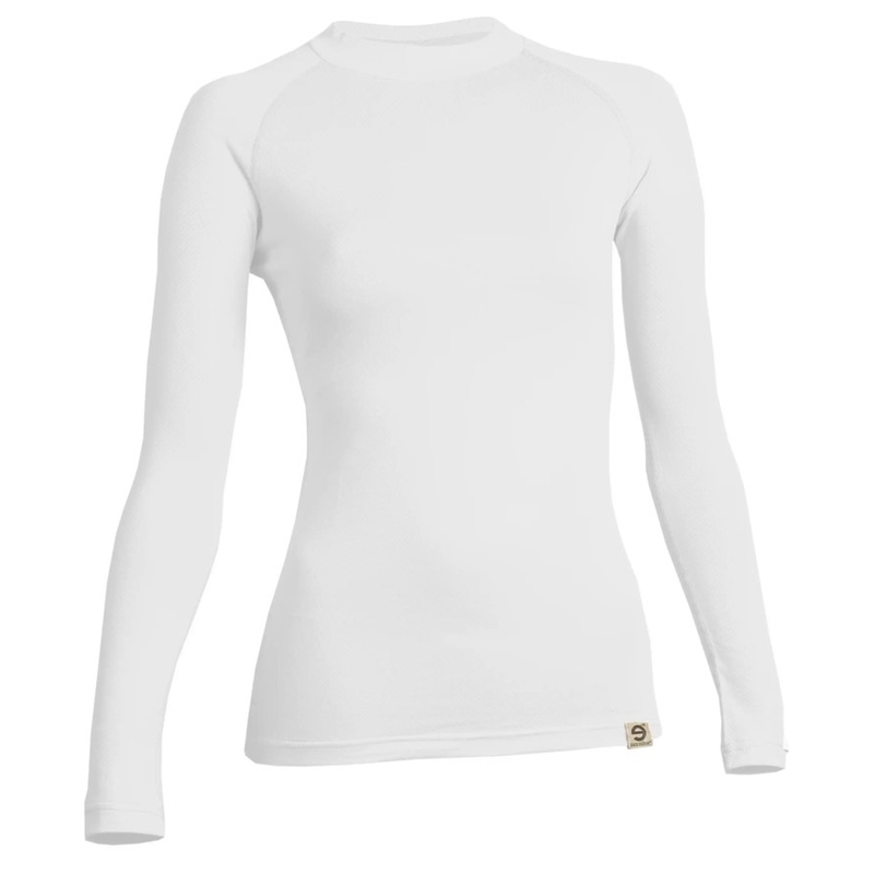 Nanosilver® Raglan hosszú ujjú női termo póló fehér