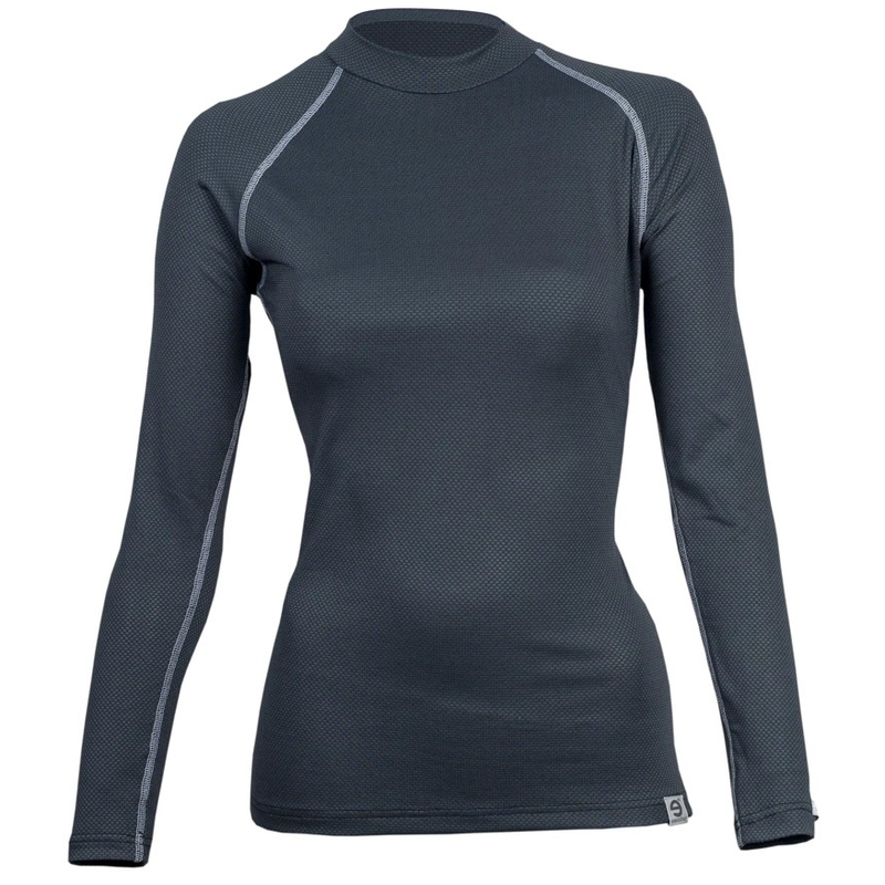 Nanosilver® Raglan hosszú ujjú női termo póló antracit szürke