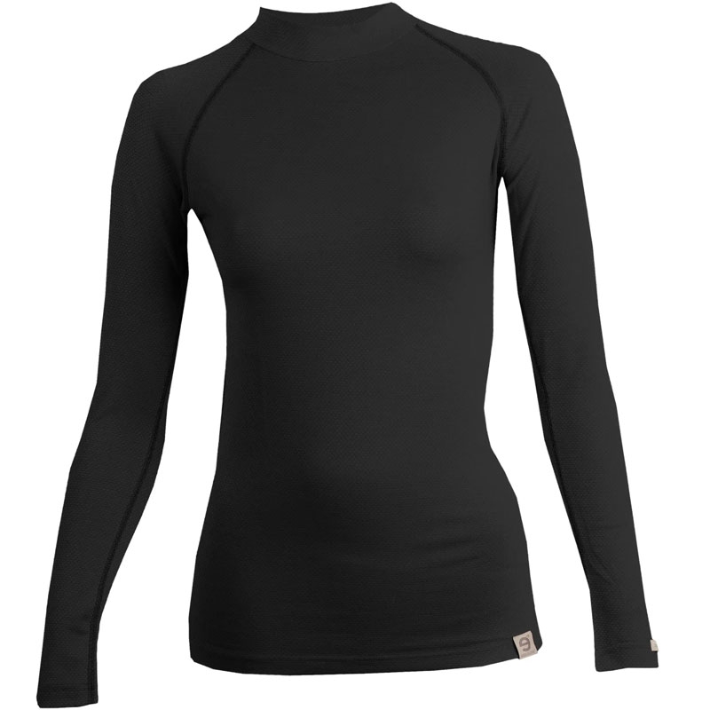Nanosilver® MERINO női termo póló fekete