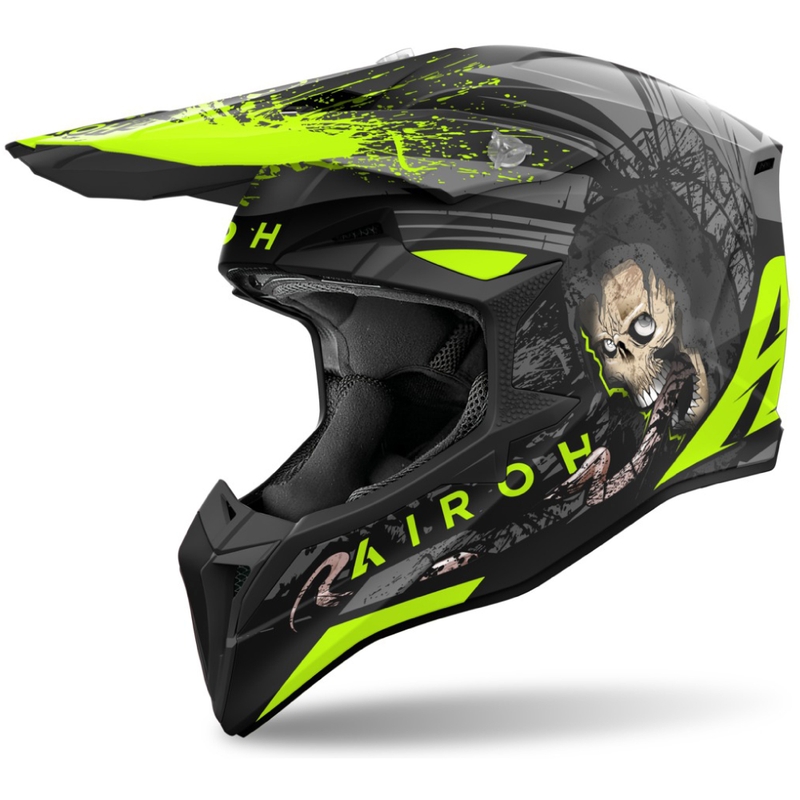 Airoh Wraaap Darkness motocross sisak matt