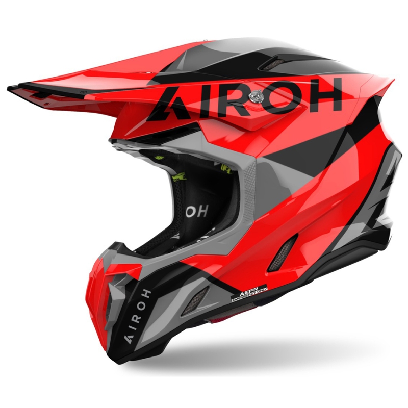 Airoh Twist 3 King motokrossz sisak piros fényes
