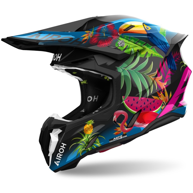 Airoh Twist 3 Amazonia motokrossz sisak fényes