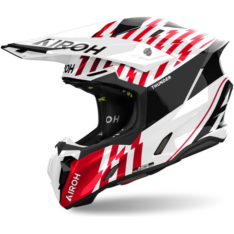 Airoh Twist 3 Thunder motokrossz sisak fényes piros