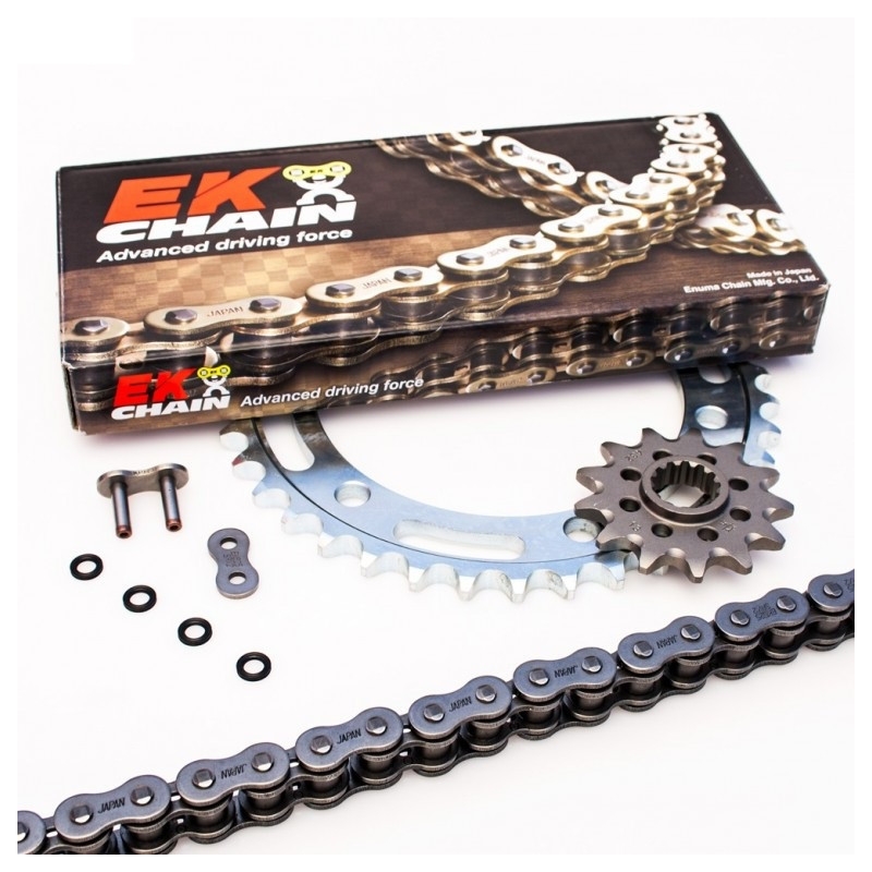 Chain kit EK PREMIUM EK + JT with gold ZVO chain TOP quality
