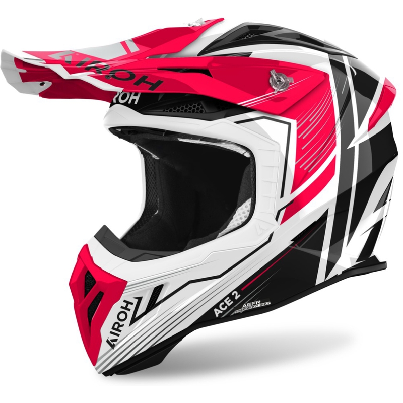 Airoh Aviator Ace 2 Engine motocross sisak fényes piros