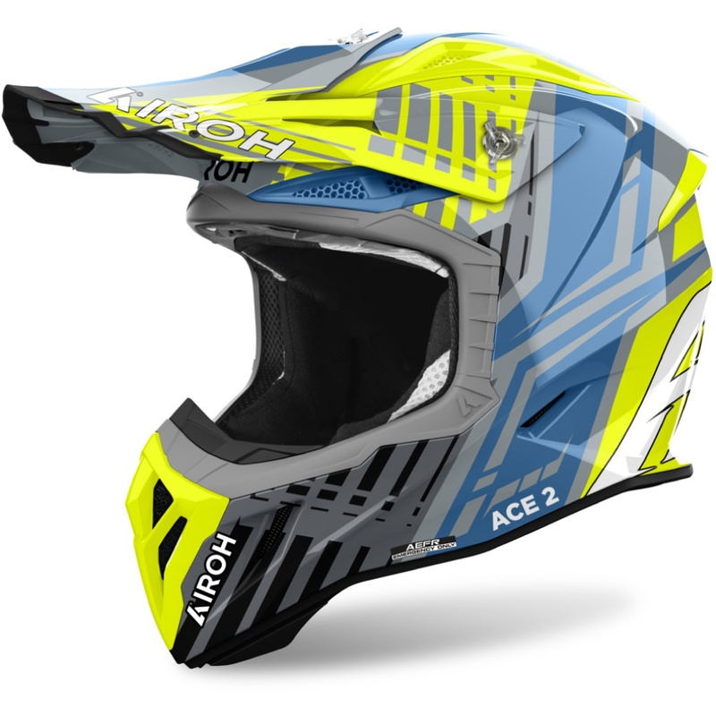 Airoh Aviator Ace 2 Proud motocross sisak fényes sárga