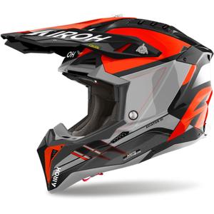 Airoh Aviator 3 Saber 2024 motokrossz bukósisak fényes narancssárga