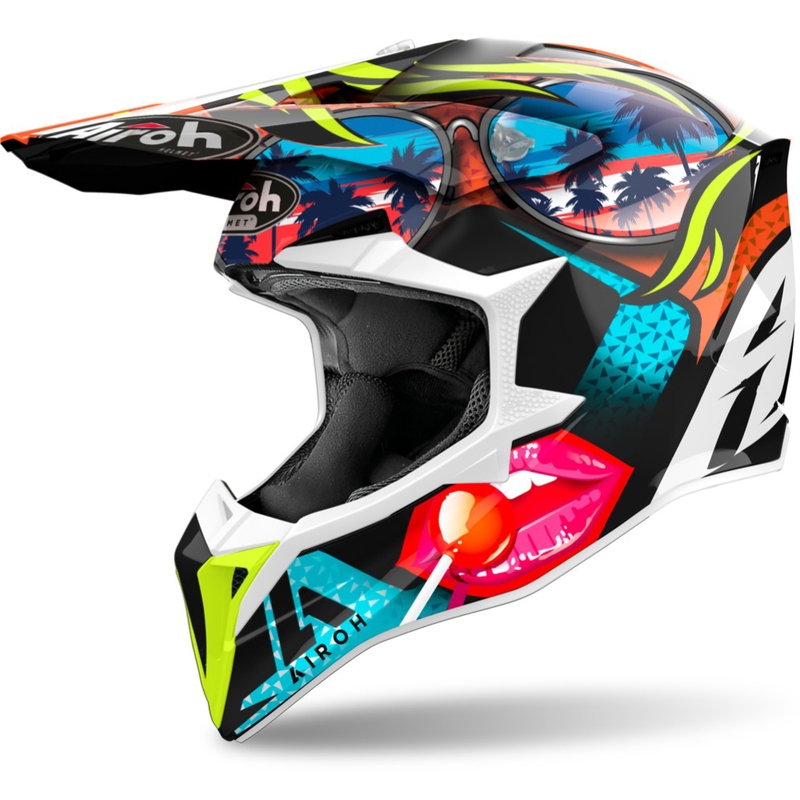 Airoh Wraaap Lollipop 2024 motokrossz sisak fényes