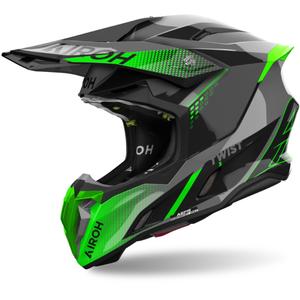 Airoh Twist 3 Shard 2024 motokrossz sisak fényes zöld