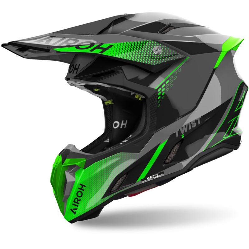 Airoh Twist 3 Shard motokrossz sisak fényes zöld