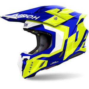 Airoh Twist 3 Dizzy motokrossz sisak fényes kék-sárga