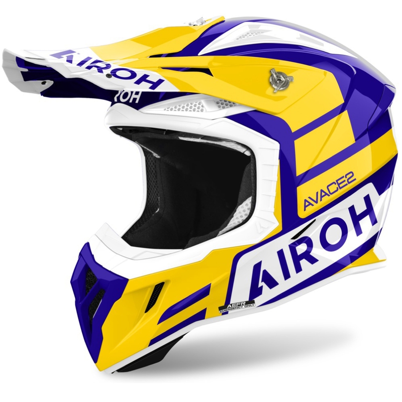 Airoh Aviator Ace 2 Sake Motocross Bukósisak Fényes Sárga