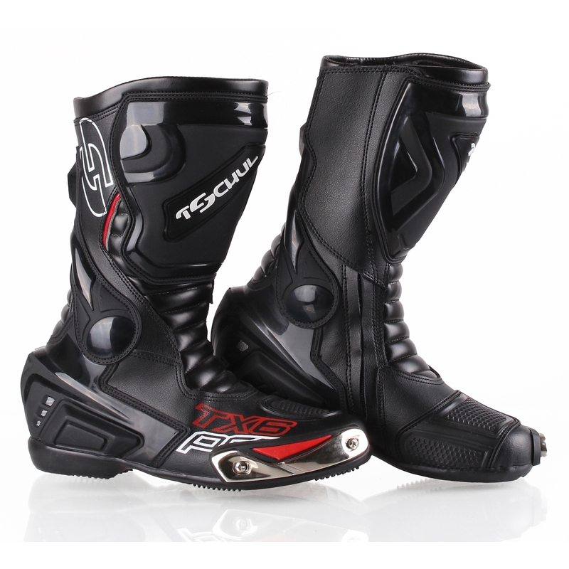 Magasszárú motoros csizma Tschul TX6-Pro fekete-kiárusítás