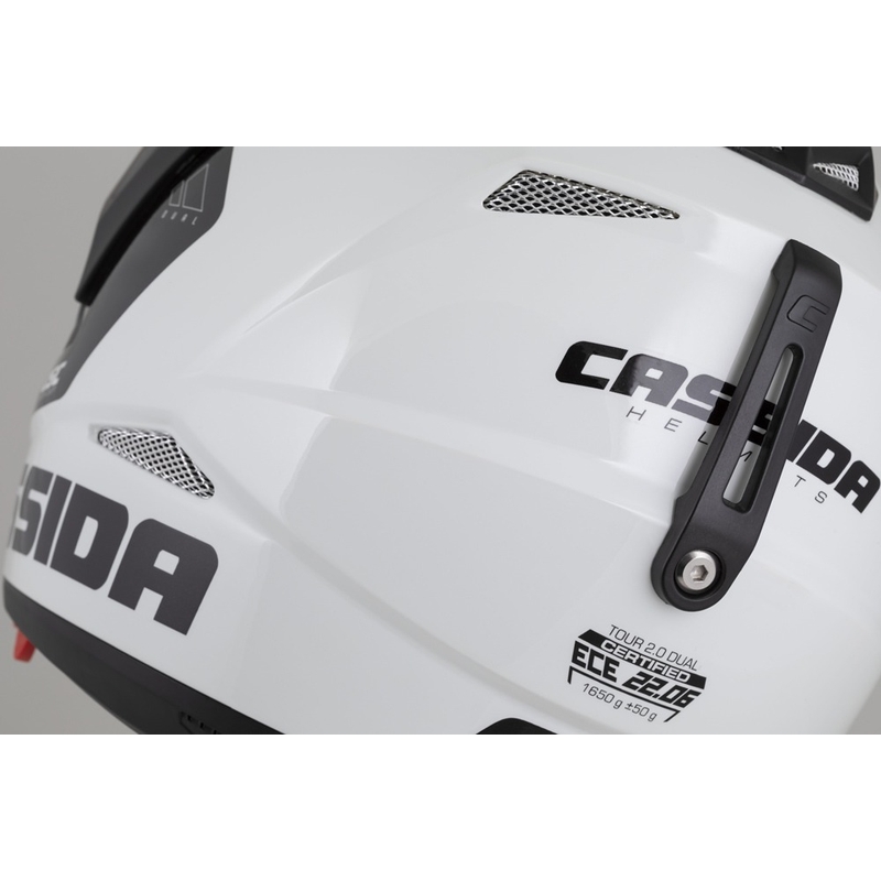 Cassida Tour 2.0 X-tra enduro bukósisak matt zöld-szürke-fekete, matt fekete silddel