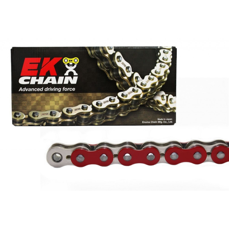 QX - gyűrűs lánc - Made in JAPAN EK 530 SRX2 122 L RED