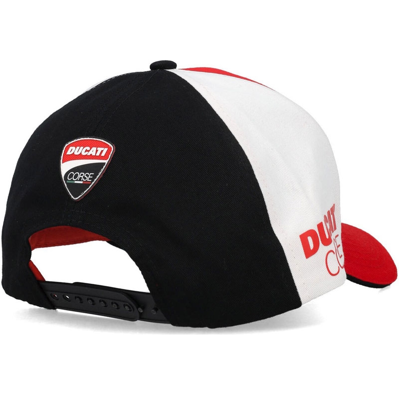 Ducati snapback sapka piros-fehér-fekete