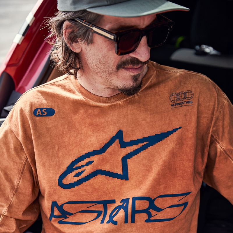 Alpinestars Nook Knit hosszú ujjú póló vörös