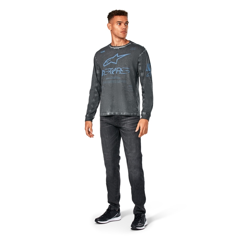 Alpinestars Nook Knit hosszú ujjú póló sötétszürke