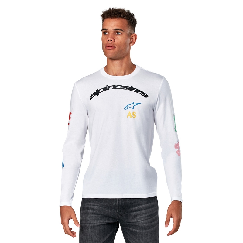 Alpinestars Brundo CSF hosszú ujjú póló fehér